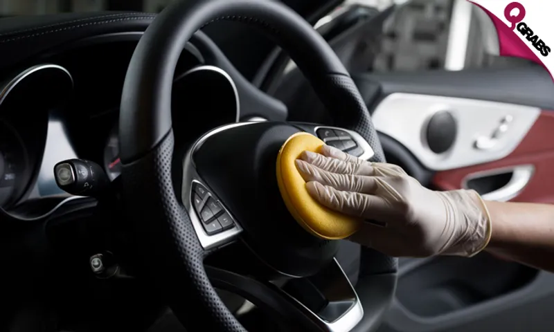 Car Interior Leather Cleaning OR Side/Middle Sticker Designs!